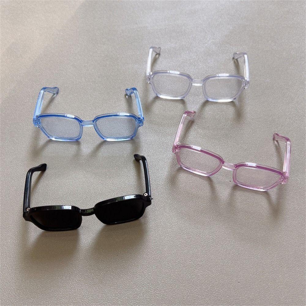 Square Frame Doll Half Frame Glasses Mini Toy 20cm Plush Doll Headwear  Kids Gift
