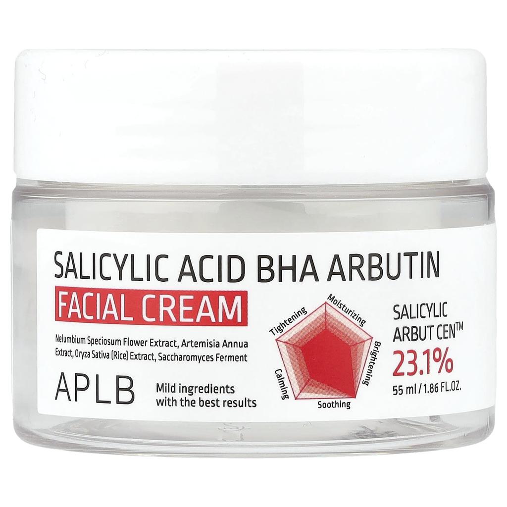 APLB, Salicylic Acid BHA Arbutin Facial Cream, 55ml (1.86 fl oz)