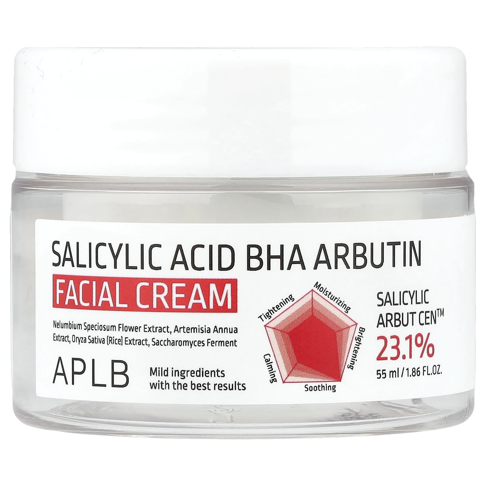 

APLB, Salicylic Acid BHA Arbutin Facial Cream, 55ml (1.86 fl oz)