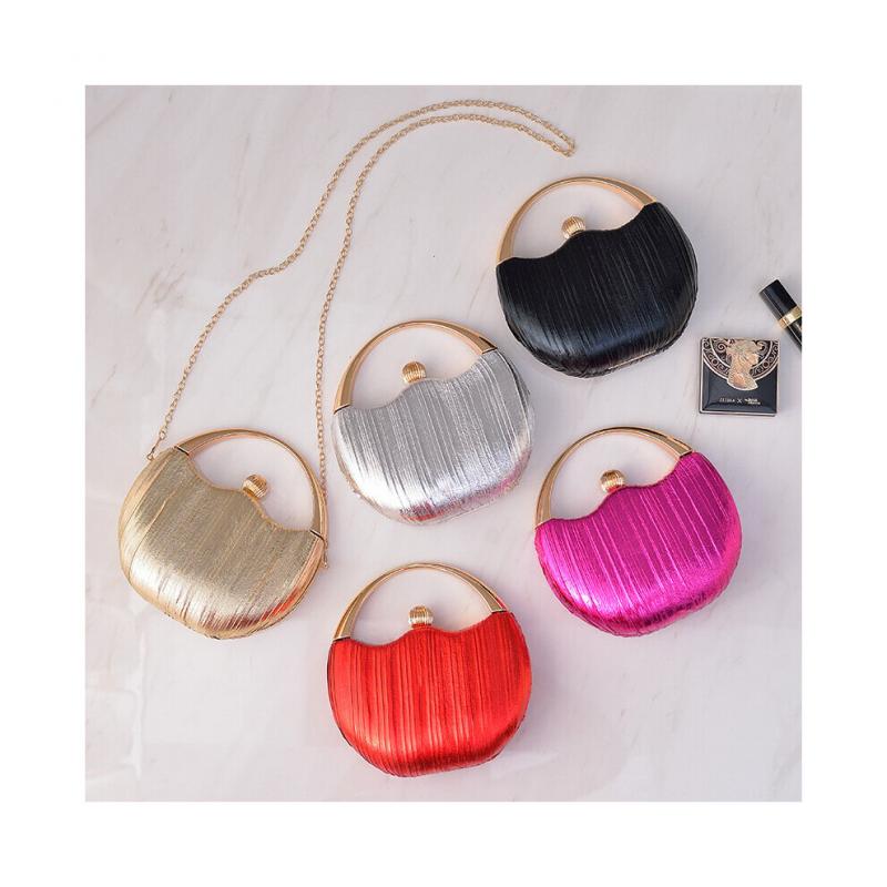 Wedding Clutch Bag Handbags For Women Round Shoulder Bag Female Small Party Evening Clutch Bag Purse Sac A Main