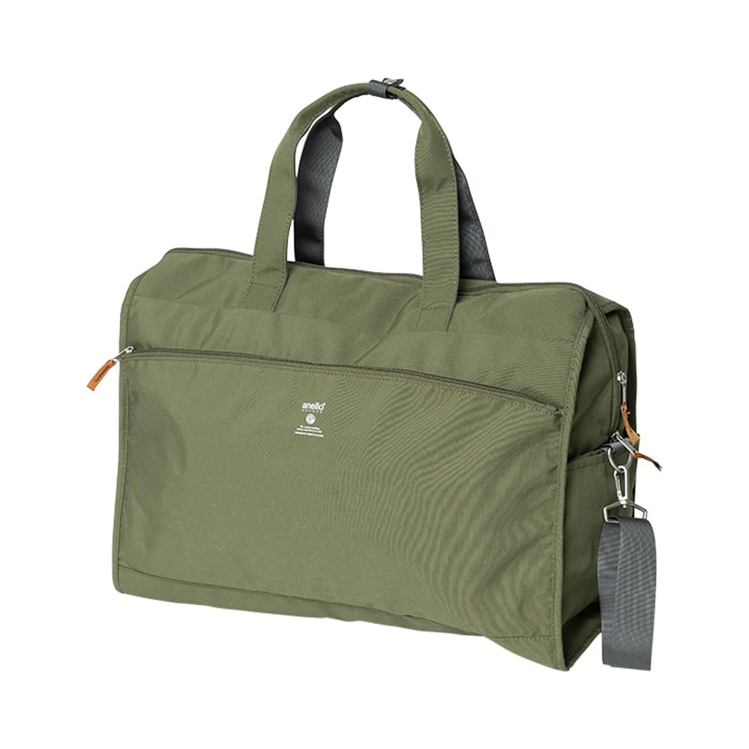 

Anello Women s Boston Bag, Stylish, Lightweight, Small, Water-Repellent, Perfect for Commuting, School, or Travel (Olive)