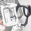 PU Leather Card Holder Idol Photocard Holder Keychain Idol Photo Cards Sleeve Photo Display Pendant Cards Cover