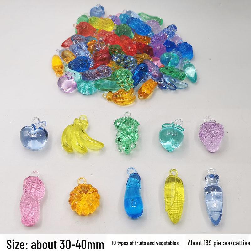 Colorful Mini Acrylic Milk Bottle Cartoon Ornaments - Cute Handmade DIY Decorative Accessories