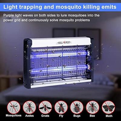 20/30/40W Pest Fly Traps Mosquito Lamp Household Electric Shock Mosquito Killing Device Electric Insect Killer Blue Light