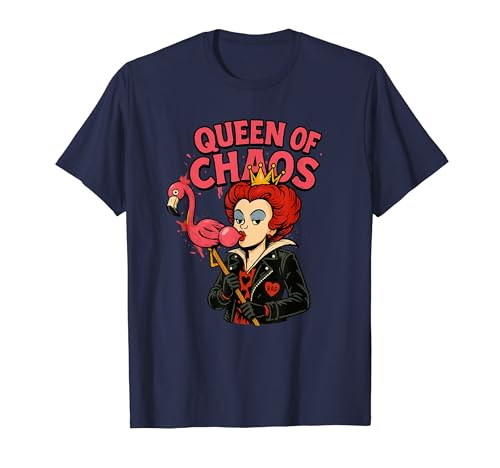 Queen of Hearts Wonderland Lewis Carroll Funny T-Shirt
