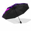 Ghost Haunting Glow Umbrella Folding umbrella, automatic umbrella 8-Frame for Travel, camping Use Gift for Halloween Christmas