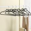 10Pcs Clothes Hanger Durable Heart-Shaped Multifunctional Hangers For Adult Children Clothing Hanging Supplies
