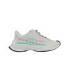 (w) Run Interlocking G Stripe Sneakers White