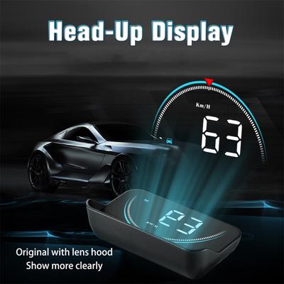 Araba OBD2 Head Up Display OBD Hud Dijital Hız Göstergesi Renkli Ön Cam Projektör
