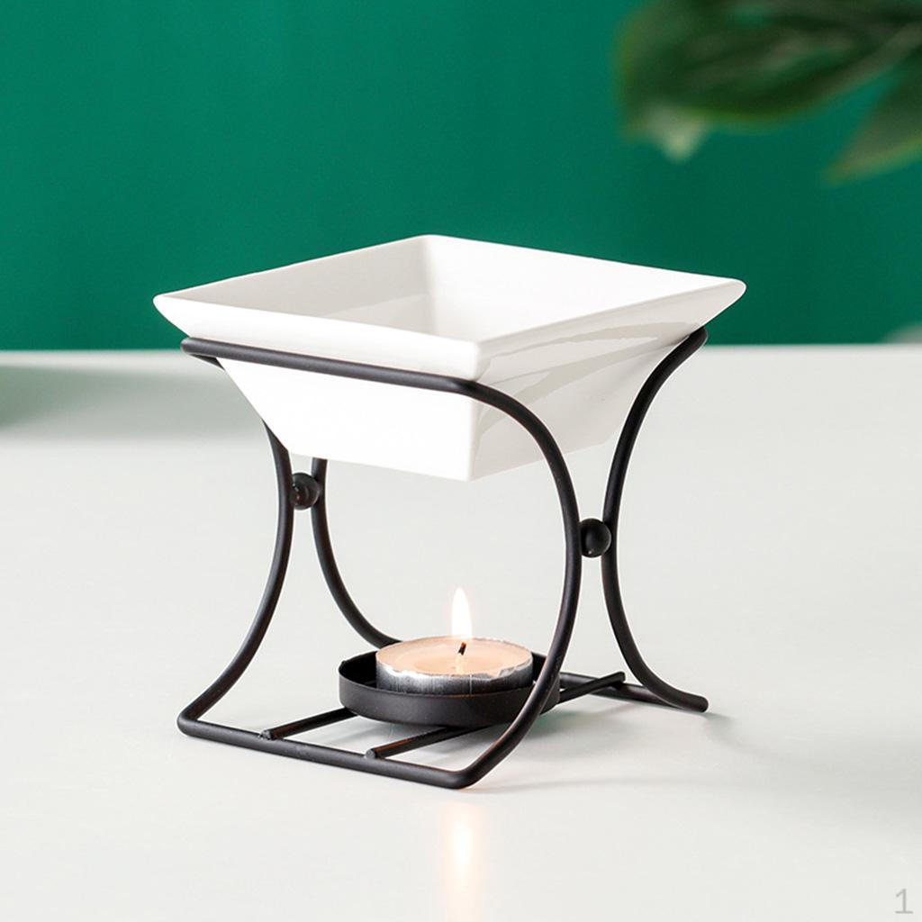 150ml Essential Ceramic Balcony Birhtday holders ing Warmer SPA Scented Tea Light Holder diffuser