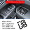 Carbon Fiber Window Switch Panel for Volvo XC60 S60 V60 2018-2024