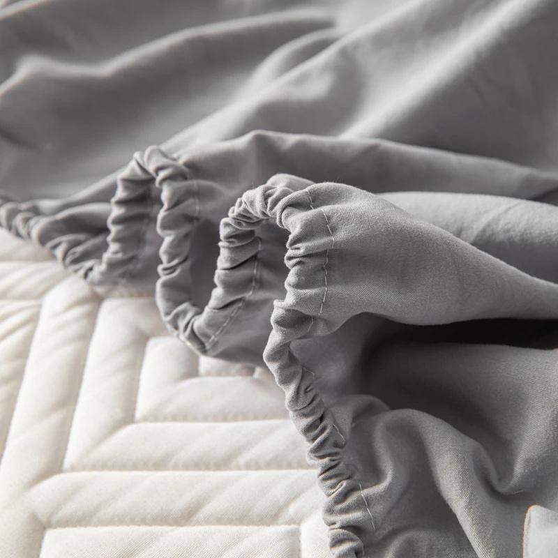 Waterproof Quilted Mattress Protector Cover, Fitted Sheet Waterproof Mattress Cover Cotton Quilted Mattress Pad Topper