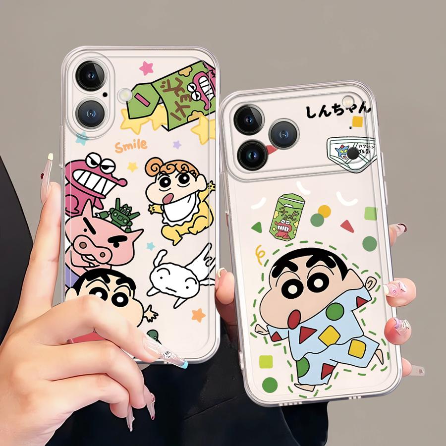 Shin Himawari Case for iPhone 17 Pro Max 7 8 16 XS Max 14 Plus 11 XR 12 Mini 13 Pro Air 15 Soft Phone Cover