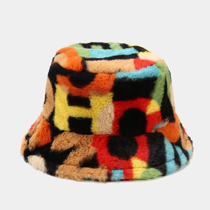 Creative Colorful Printed Fisherman Hat For Women Fashionable And Stylish For Autumn And Winter