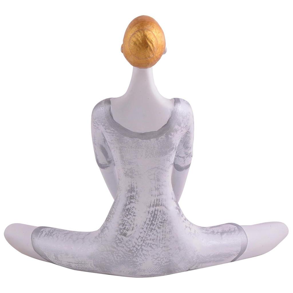 Yoga Lady Home & Office Decor Showpiece