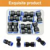 10PCS  pneumatic quick connector plastic docking variable diameter straight through connector air pipe connector pneumatic acces