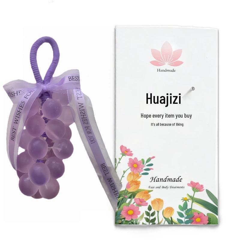 Handmade Crystal Grape Soap: Aromatherapy Gift for Unique Birthdays