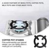Gas Cooker Stands Stove Protect Cover Mocha Coffee Pot Rings Coffee Pot Heating Rack Gas Stover Protectors Kitchen Accessories