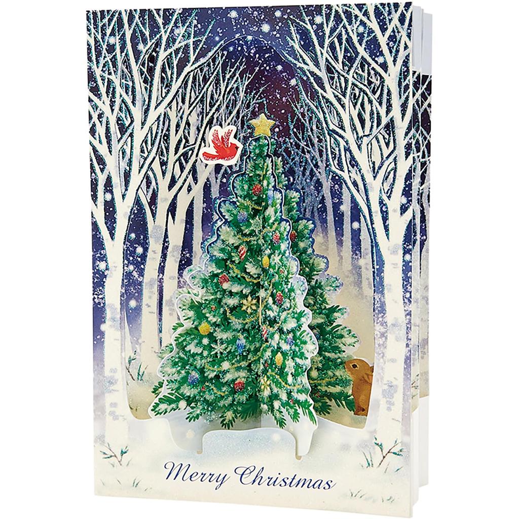 Sanrio Christmas Message Tree In the Greeting Ships JX SANRIO 523836 Card, Card, Forest, Card, Overseas, 41-3,