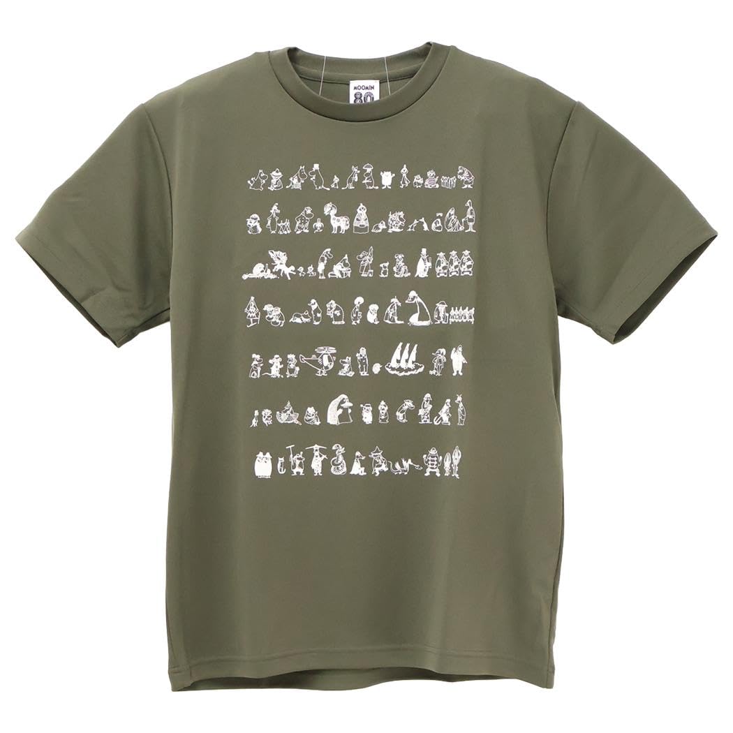 

Футболка Dry к 80-летию Муми-троллей All Star Армейский зеленый Размер L