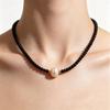 High-End Freshwater Pearl Black Choker Necklace for Women - New Trendy Design Clavicle Chain