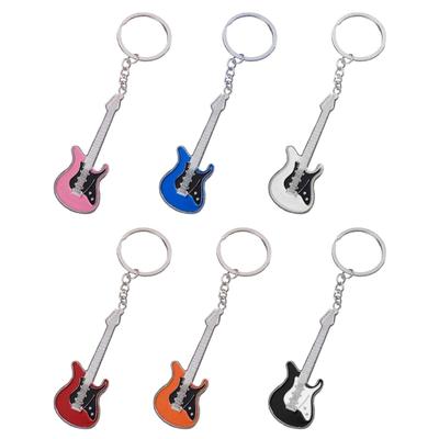 Alloy Material Guitar Keychains Party Gifts Backpack Hanging Pendants Handbag Pendant Accessories Gift for Women Girl