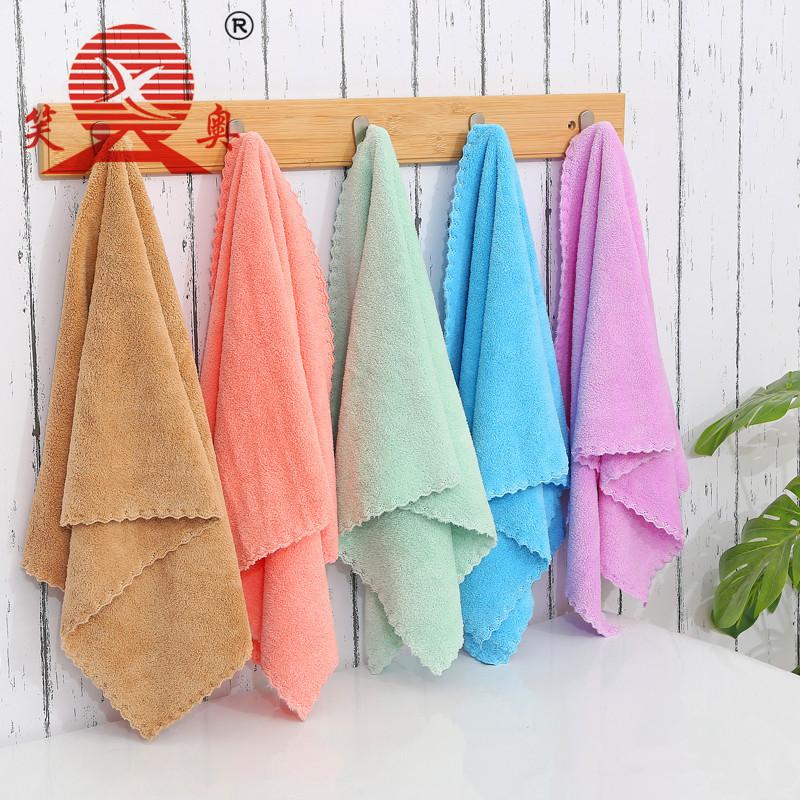 Coral Fleece Towel Microfiber High-density Makeup Remover Face Towel