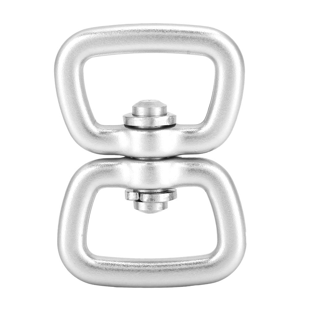 Outdoor Aluminum Alloy Key Connection Buckle Adapter Black