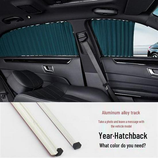 Ford Edge Privacy Sunscreen Blinds – Aluminum Alloy Track, Car Curtains for Shading