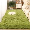 Long-Haired Plush Carpet for Bedroom, Soft Non-Slip Bay Window Mat, Living Room Floor Rug