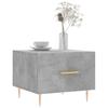 Coffee Table Concrete Grey 50x50x40 Cm Particleboard