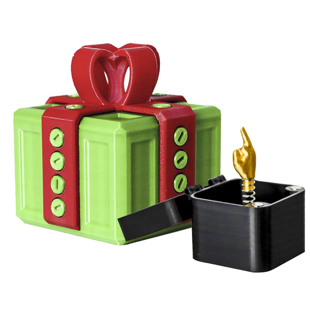 3D Printed Prank Gift Box - Novelty Toy