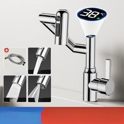 TLXT Wall-Mounted Digital Display Basin Faucet