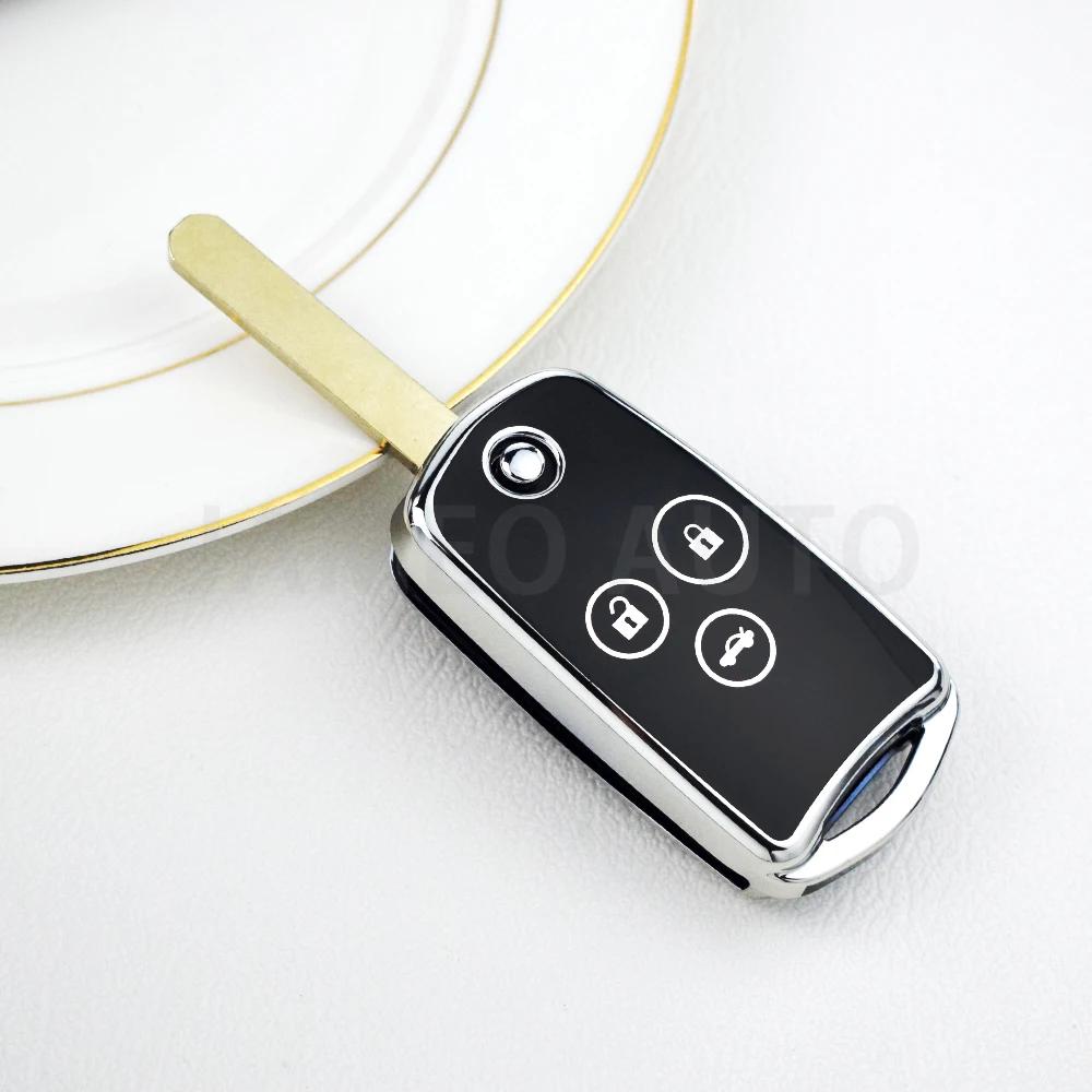 2 3 Buttons Car Key Case Flip Remote Control Fobs Protector Cover Skin For Honda Acura Accord Cr-V Civic Jazz Cr-Z 2011 2012
