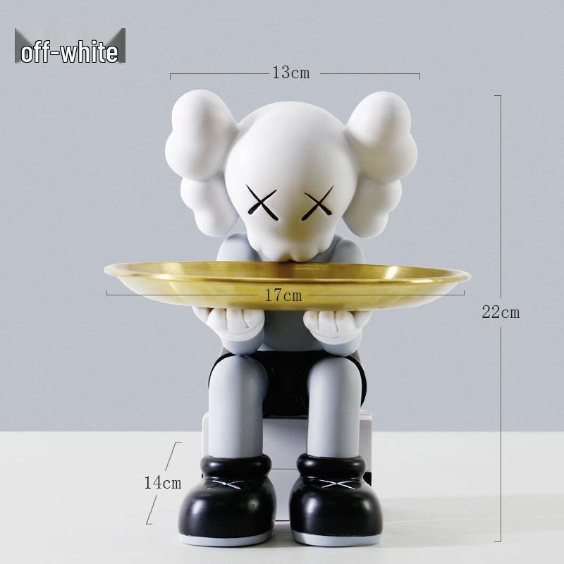 Kaws Large Bear Ornament: Trendy Nordic Light Luxury Living Room Decor and Housewarming Gift