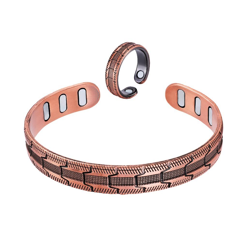 Retro Style Women Men Magnetic Bracelet Wheel-patterned Men Bangle Wristband  Festival Party