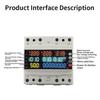 100A 3 Phase V A Hz Kws Protector Pa66 Multi Function Self Reset Voltage Adjustable Protector 3 Phase Multi Function Protector