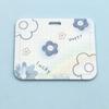 Cartoon Fresh Flower Card Holder Students Bus Card Access Card Case Credit ID Card Cover Lanyard Holders Cute Key Chains