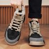 Warrior High-Top Lifestyle Casual Shoes Men sneakers Khaki Gray Black WXY-N286N02
