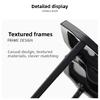 Women's Polarized Sunglasses for Driving, European and American Trendy Fashion Retro Large Frame Sunglasses, Black Frame UV400