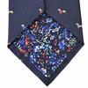 Paul Smith necktie (8cm wide) Dog design (NavyMulticolor (PS84)) [Used]