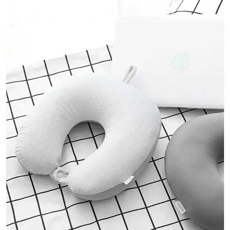 Ushaped Pillow Foam Particles Slow Rebound Filler Outdoor Travel Airplane Car Nap Neck Pillow Neck Pillow Home and Garden