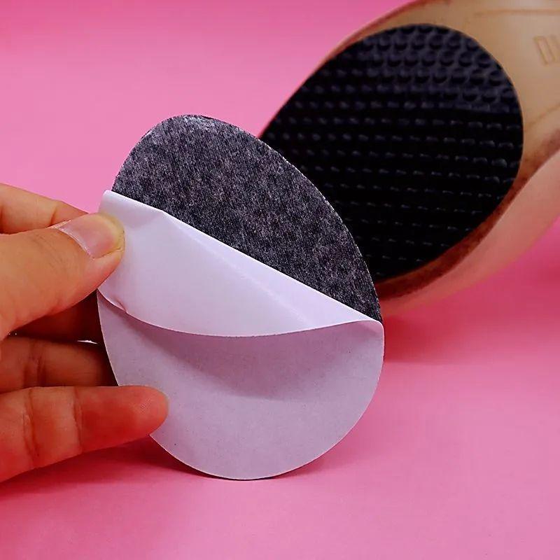 Adhesivos Antideslizantes para Suelas de Tacones Altos - Resistentes al Desgaste, Goma, Silenciosos, Autoadhesivos para Reparación del Antepié.