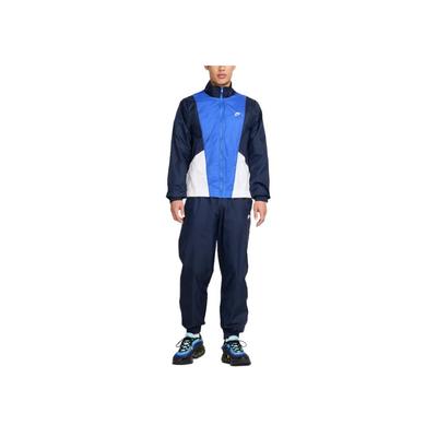 Αθλητικό Σετ Casual με Ζακέτα Color Block και Παντελόνι με Κορδόνι και Ριμπ Μανσέτες Unisex Αθλητικό Σετ Obsidian White HJ1986-451