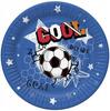 Assiettes en Papier Football Fan Match Anniversaire 18cm 8Pcs.