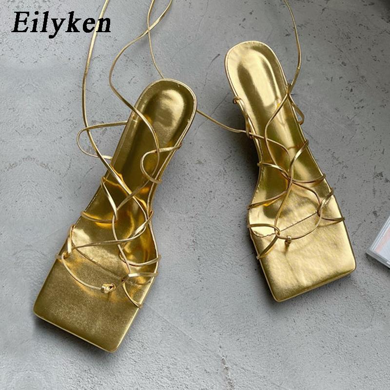 Fashion Women Sandals Thin Low Heel Lace Up Rome Summer Gladiator Casual Narrow Band Ankle Strap Shoes Big Size 40