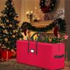 Saco Grande para Armazenamento de Árvore de Natal Impermeável Tubo Decoração de Árvore de Natal Caixa de Armazenamento de Guirlanda Alças Organizador para Casa