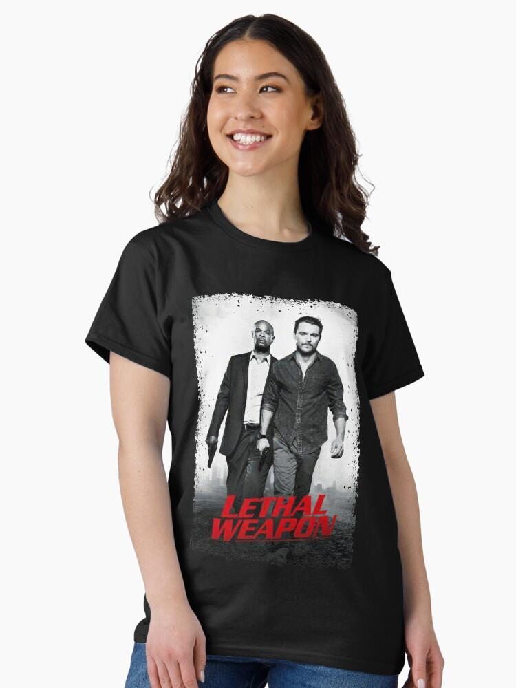 Lethal Weapon Action Movie American Police Motivational Lethal Weapon Buddy Cop Retro Wave Classic T-Shirt