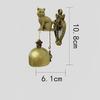 Vintage Metal Bell Door Shopkeeper Luck Knocker Windchime Magnetic Wall Hanging Ornament Room Garden Store Front Entrance Gift