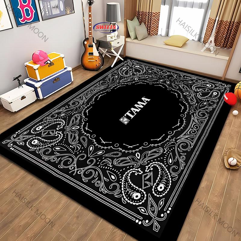 

Multiple Styles TT-TAMA Drum Printed Carpet Rug for Living Rooms Bedroom Office Areas Durable Machines Washable Mat Luxury Gifts 40x60cm